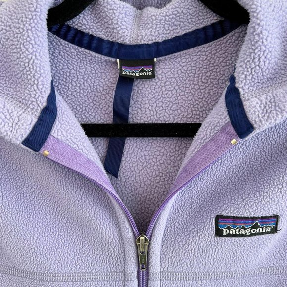 Patagonia Full Zip Fleece Jacket With Hood - Picture 4 of 4